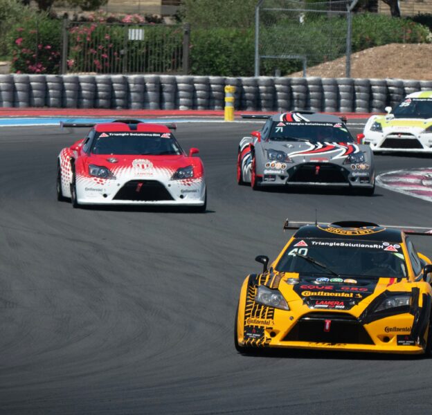 The image of the race track