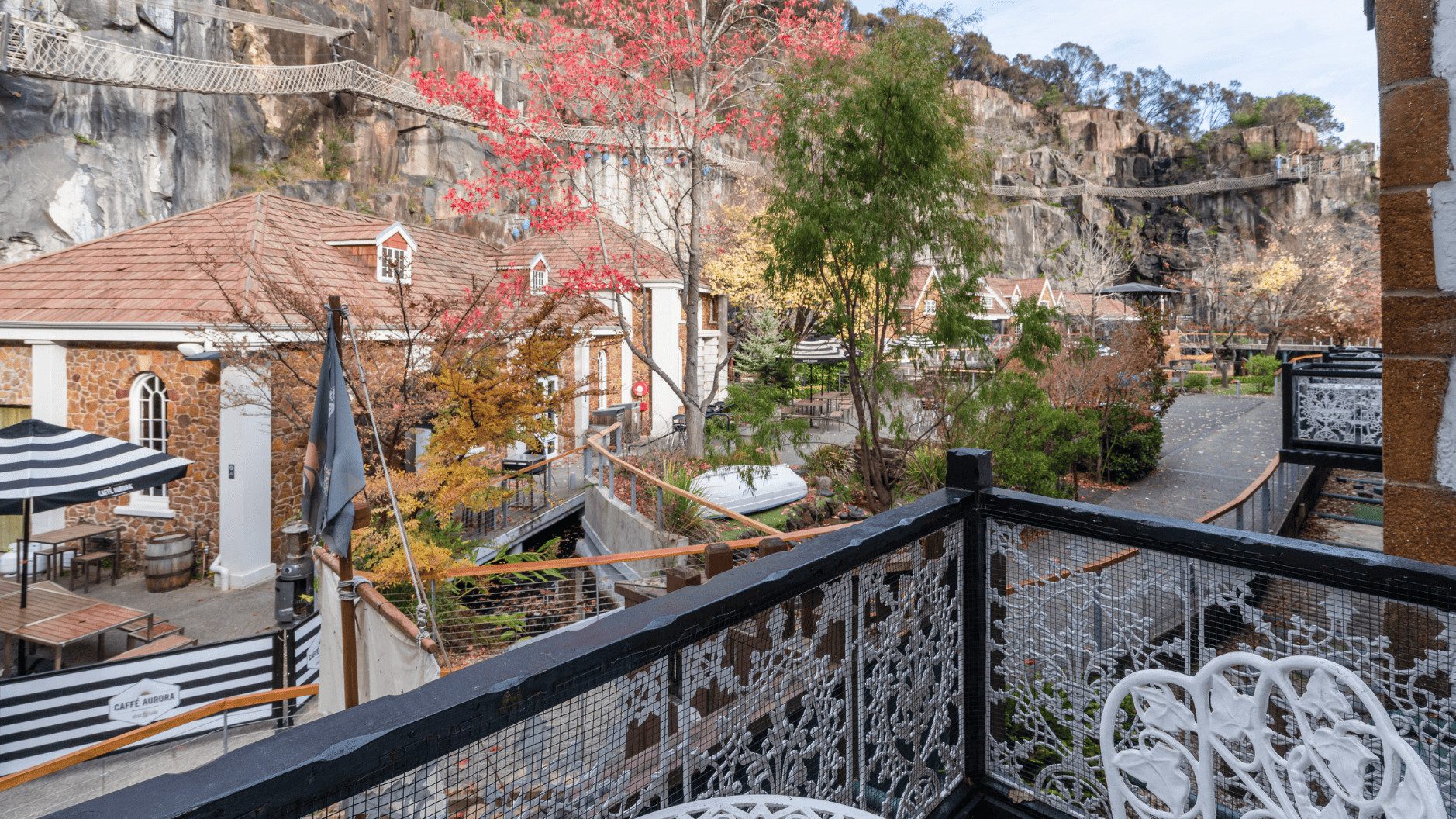 Balcony view at Leisure Inn Penny Royal, Launceston